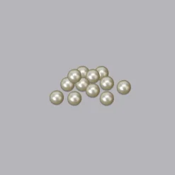 Decostar™ 1lb Bag - Pearl Beads No Hole For Table Scatters - Round 12mm - Ivory