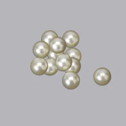 Decostar™ 1 lb Bag Pearl Beads No Hole For Table Scatters Full Round 20mm - Ivory