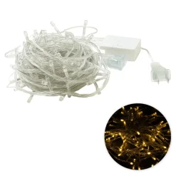 Decostar™ 100 LED Clear Wire String Light With Connector - Warm White