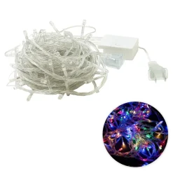 Decostar™ 100 LED Clear Wire String Light With Connector - Multicolor