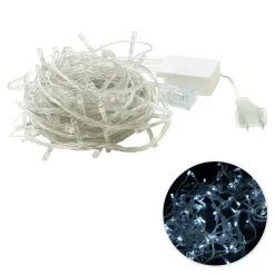 Decostar™ 100 LED Clear Wire String Light With Connector - White