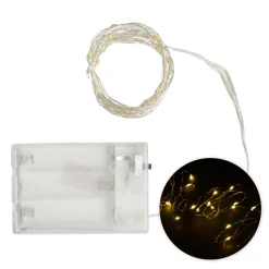 Decostar™ 20 LED Fairy String Light With Timer - Warm White