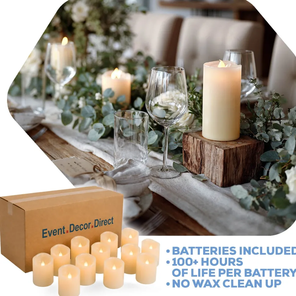 Decostar™ LED Flameless Candle 3½" - 12pc/box