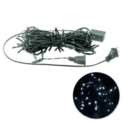 Decostar™ 100 LED Green Wire String Light With Connector - White