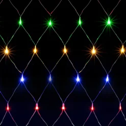 Decostar™ LED Net Lights - 240LED Lights 9.8' x 6.6' - Multicolor