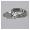 Decostar™ Lid and Ring for Glass Jars - Silver - 72 Pieces