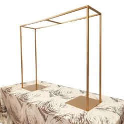 DecoStar™ Long Metal Collapsing Frame for Limitless Decor Options - Soft Matte Gold