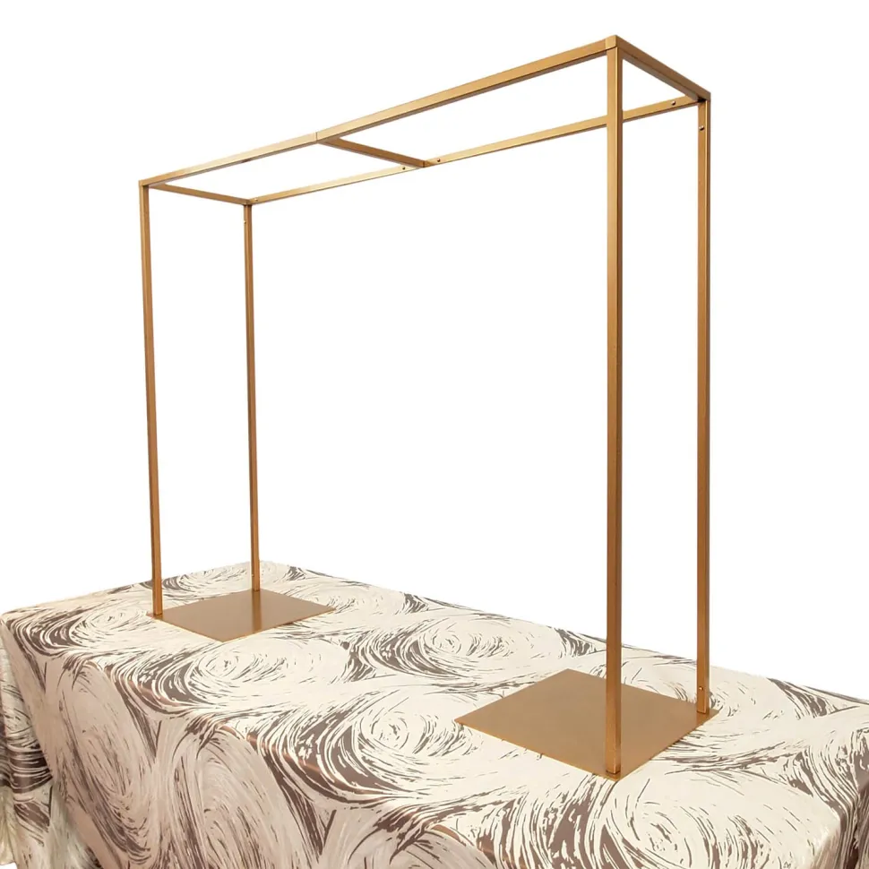 DecoStar™ Long Metal Collapsing Frame for Limitless Decor Options - Soft Matte Gold