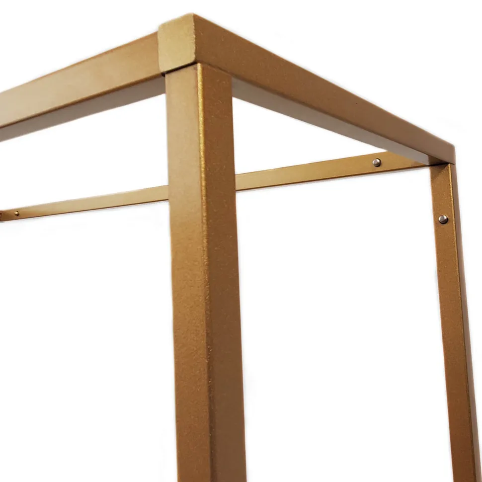 DecoStar™ Long Metal Collapsing Frame for Limitless Decor Options - Soft Matte Gold