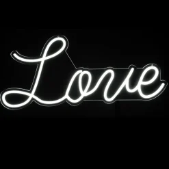 Decostar™ "Love" Neon Light Sign With Hanging Chain 27"
