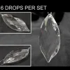 DecoStar™ Marquis Acrylic Bead / Drop (Case of 6)