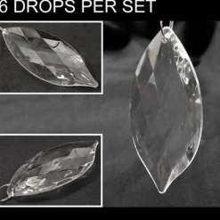 DecoStar™ Marquis Acrylic Bead / Drop (Case of 6)