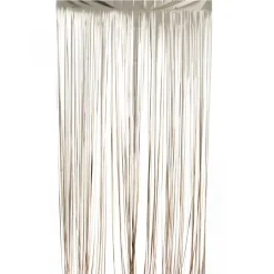 Decostar™ Matte Foil Fringe Curtain 96" - Champagne