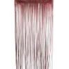 Decostar™ Matte Foil Fringe Curtain 96" - Burgundy