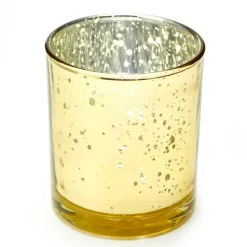 Decostar™ Mercury Metallic Glass Candle Holder 3¼ - 8 Votives - Gold