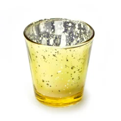Decostar™ Mercury Metallic Glass Candle Holder 2¼ - 96 Votives - Gold