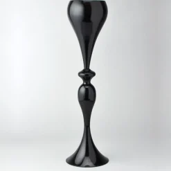 Decostar™ Mermaid Shaped Wedding Table Centerpieces 25" - Black
