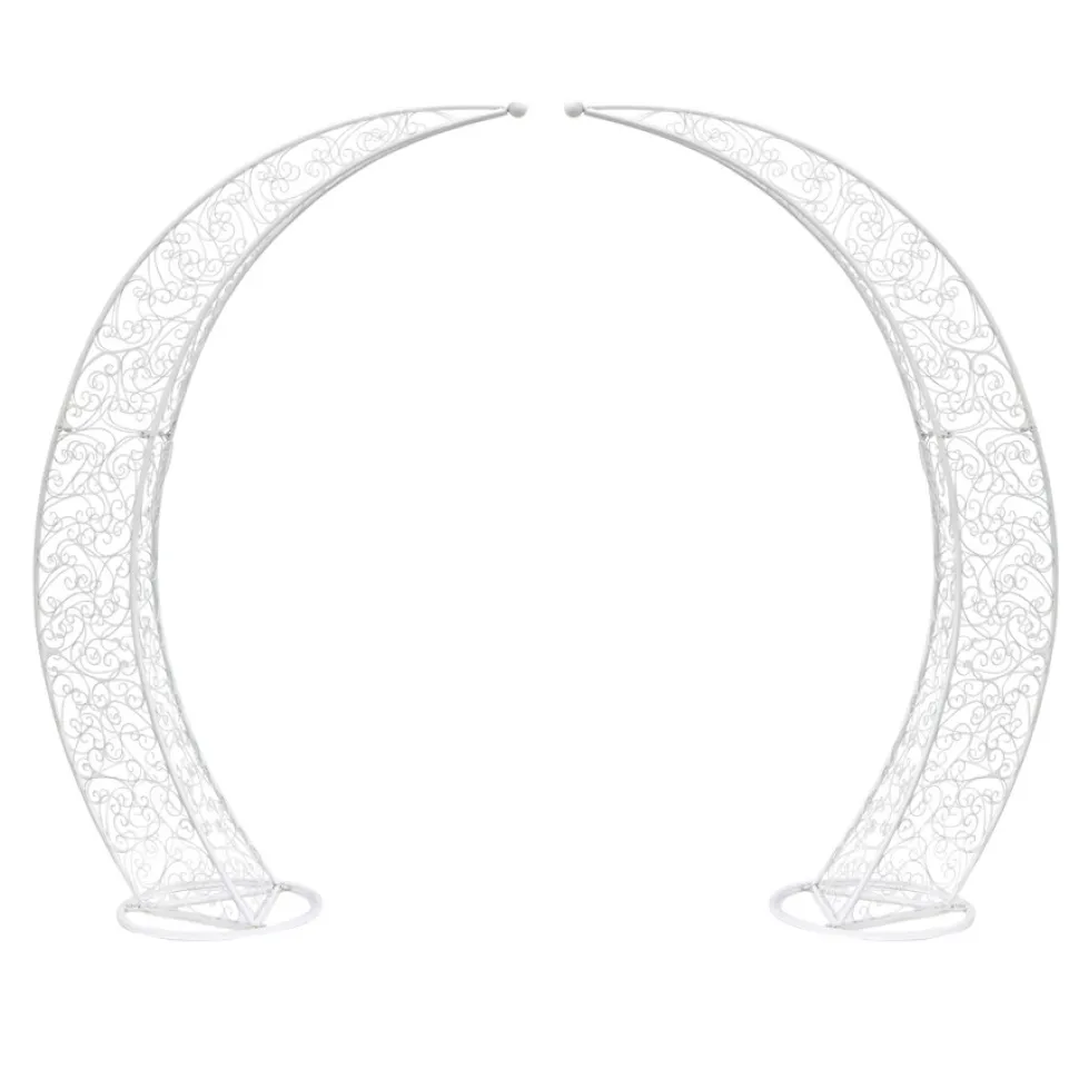 Decostar™ Metal Arch 2pc Set 10'6" x 8'2" - White