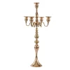 Decostar™ Metal Candelabra Five Arm 36"- Gold