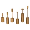Decostar™ Metal Candle Holder Stand 6pc Set - Gold