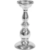 Decostar™ Metal Candle Holder 8¾" - Silver