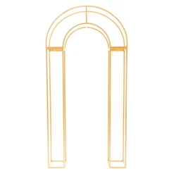 Decostar™ Metal 3D Arch Frame Backdrop Stand 48" x 79" - Gold