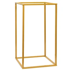 Decostar™ Metal Floral Box Stand 12" - Gold