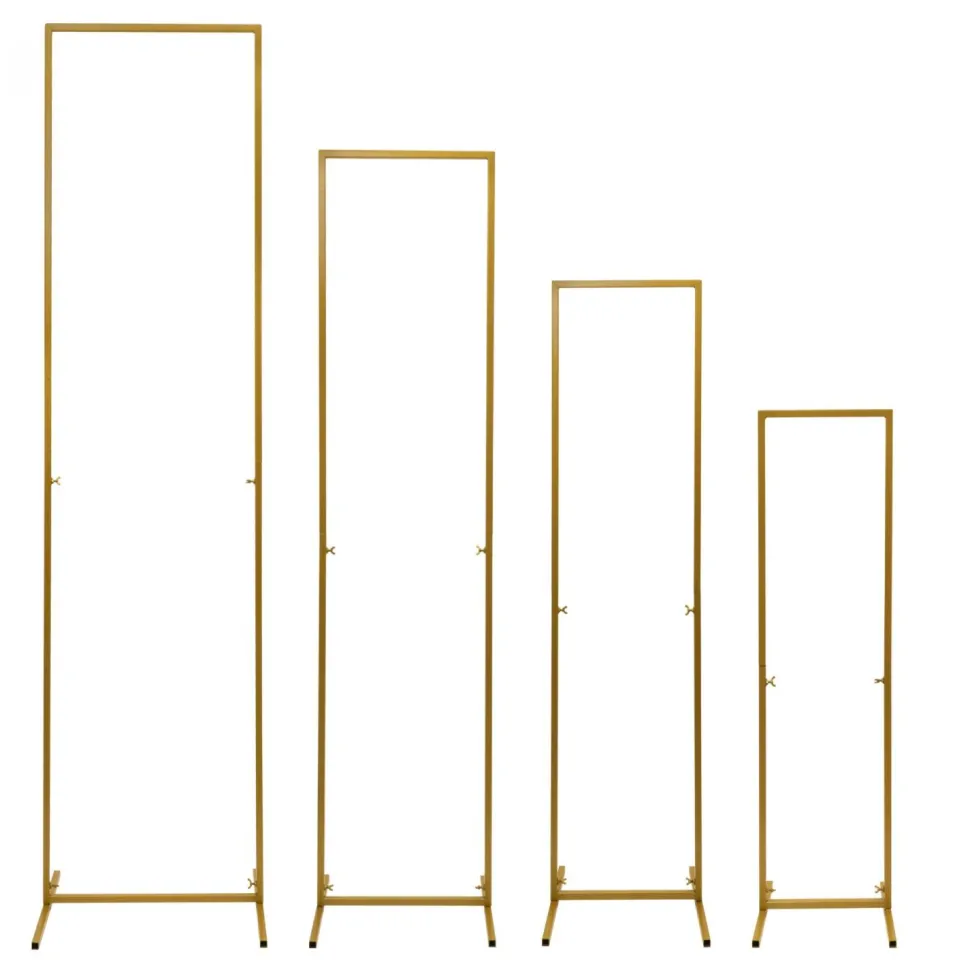 Decostar™ Metal Floral Display Stand 4pc/set - Gold