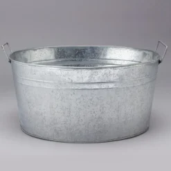 Decostar™ Metal Ice Bucket 6 gallon - Silver - 6 Pieces