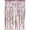 Decostar™ Metallic Curly Foil Fringe Curtain 96" - Rose Gold