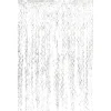 Decostar™ Metallic Curly Foil Fringe Curtain 96" - White