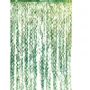 Decostar™ Metallic Curly Foil Fringe Curtain 96" - Green