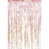 Decostar™ Metallic Curly Foil Fringe Curtain 96" - Pink
