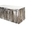 Decostar™ Metallic Foil Table Skirt 14ft - Silver