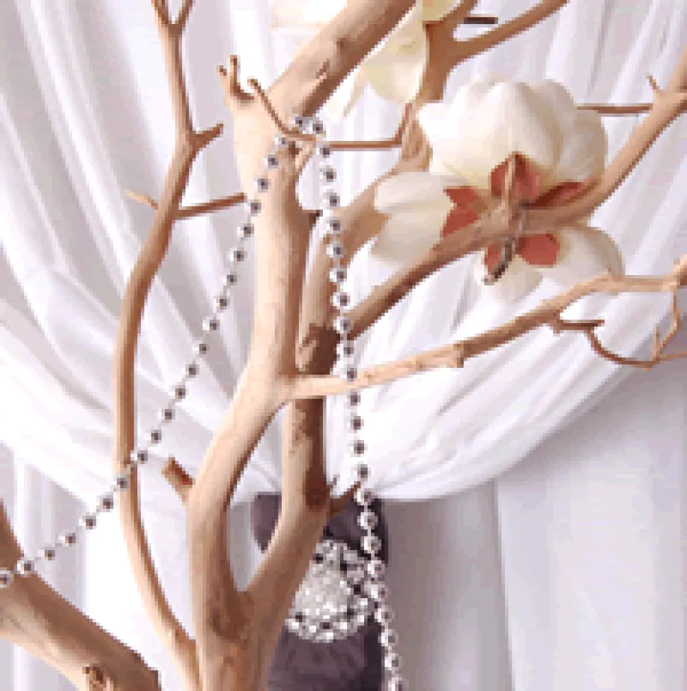 DecoStar™ Metallic Silver Beads - Style#66 - 99ft. Roll