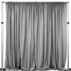 Decostar™ Metallic Spandex Curtain - 10ft Tall x 20ft Wide - Silver