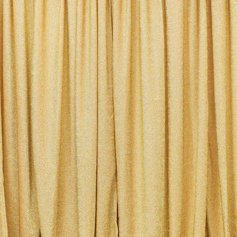 Decostar™ Metallic Spandex Curtain - 10ft Tall x 20ft Wide - Gold