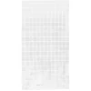 Decostar™ Metallic Square Foil Curtain 78" - White