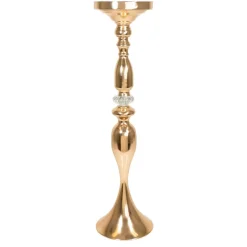 Decostar™ Metal Mermaid Floral Stand Riser with Crystal 26¼" - Gold
