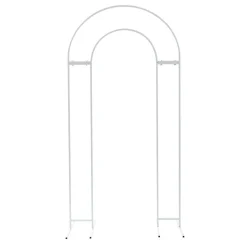 Decostar™ Metal Open Arch Backdrop Stand 48" x 96" - Silver