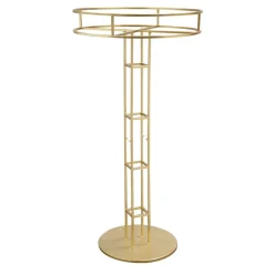 Decostar™ Metal Open Frame Floral Riser 46" - Gold