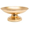 Decostar™ Metal Pedestal Flower Bowl 12" - Gold