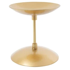 Decostar™ Metal Pillar Candle Holder 4" - Gold