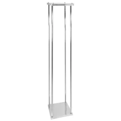 Decostar™ Metal Pillar Flower Stand 60" - Silver