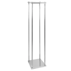 Decostar™ Metal Pillar Flower Stand 48" - Silver