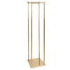 Decostar™ Metal Pillar Flower Stand 48" - Gold