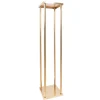 Decostar™ Metal Pillar Flower Stand 42" - Gold
