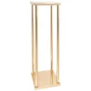 Decostar™ Metal Pillar Flower Stand 30" - Gold