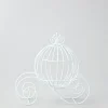 Decostar™ Metal Pumpkin Carriage 12¼" - White