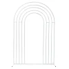 Decostar™ Metal Rainbow Multi-Tier Arch Stand 59" x 90" - Silver